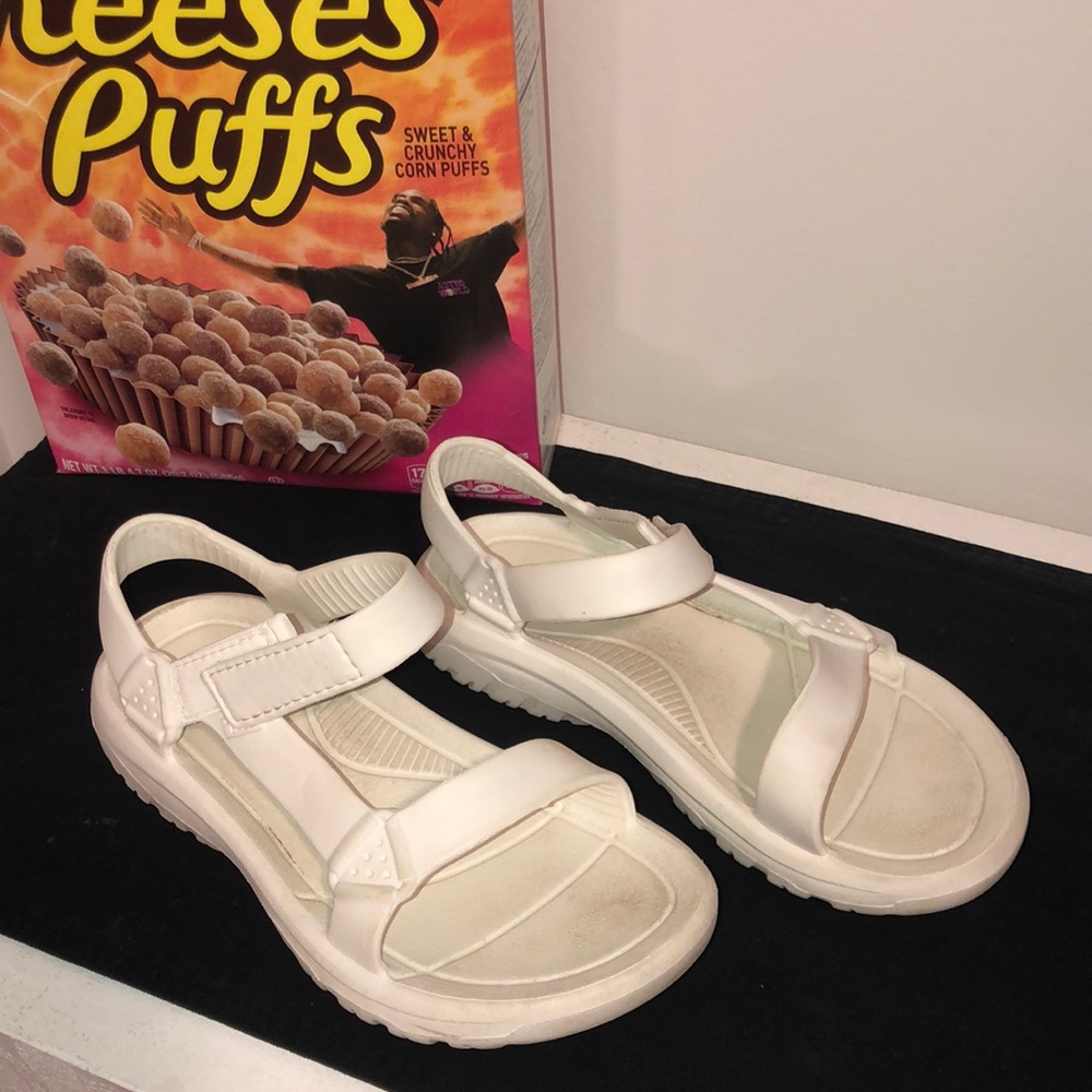 Teva white sandals